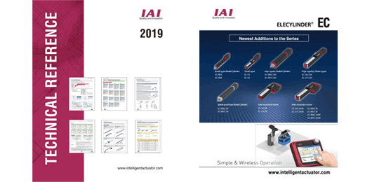 New IAI ELECYLINDER Models and Technical Reference PDFs