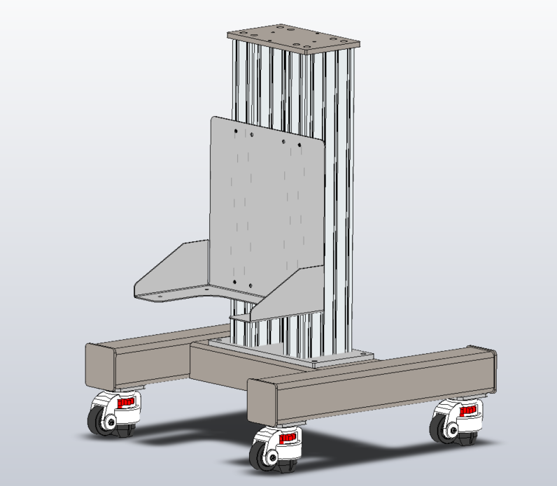 Bertelkamp Automation Designs Pedestal For Robot Portability
