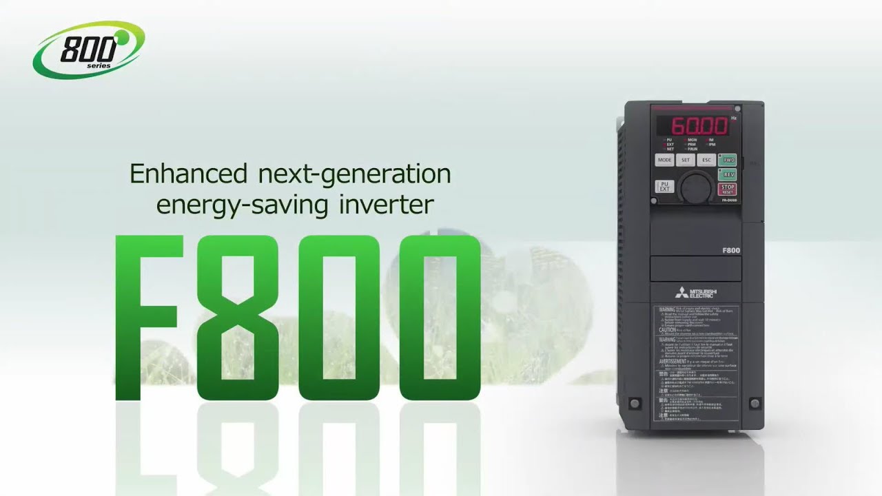 Mitsubishi FR-F800 water industry inverters give better control